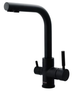 Смеситель для кухни Swedbe Selene Plus 8149 с каналом для подключения фильтра чёрный